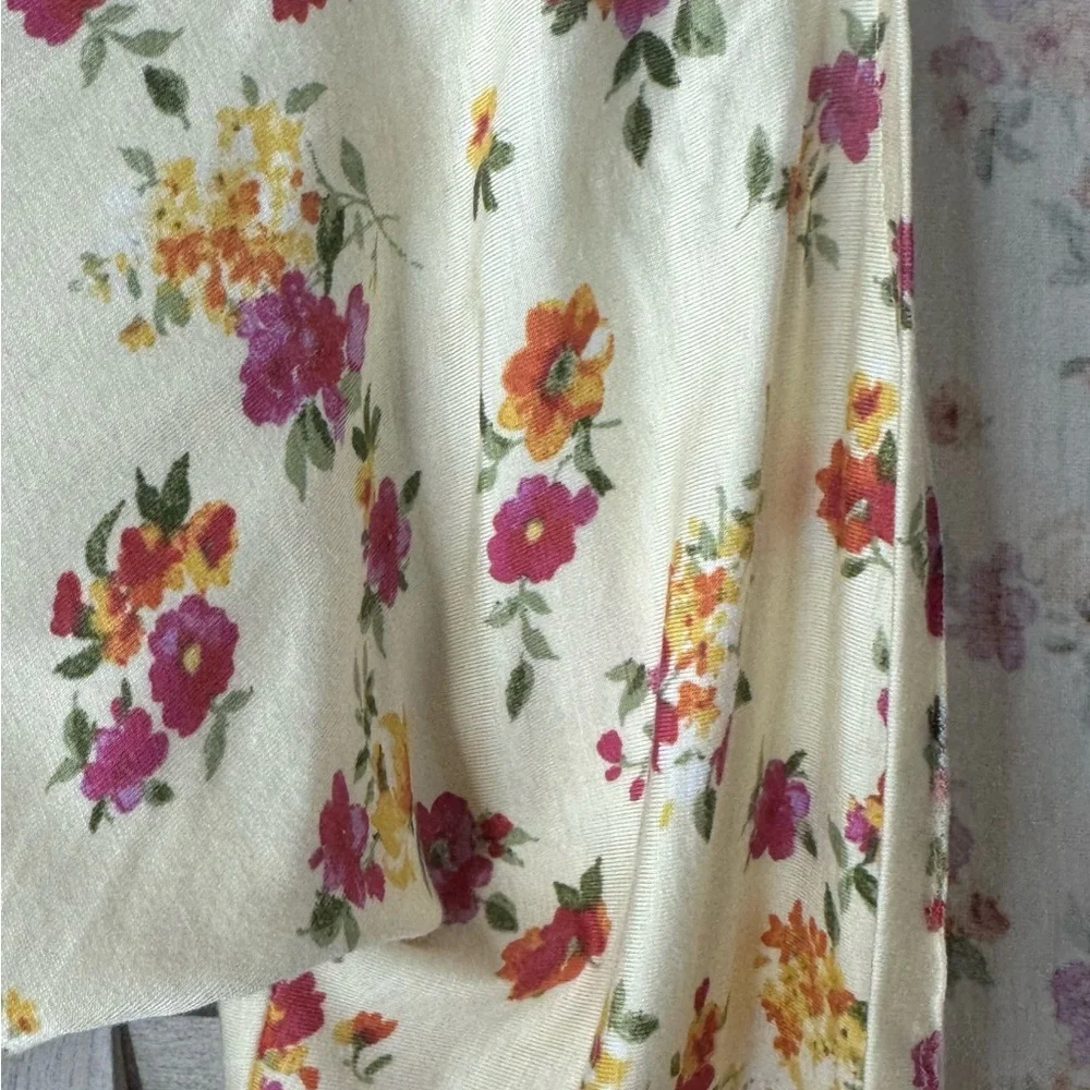 Handmade/Small Shop Floral Kids Kimono Handmade size 2/3t. Great Condition